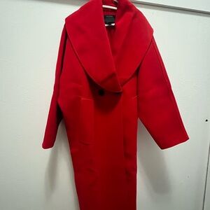Marc Jacobs Red Wool Coat